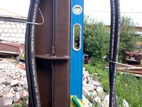 Проверка состояния уровня мачты буровой установки МГБУ Гром